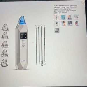 Blackhead remover pore vacuum acne extractor